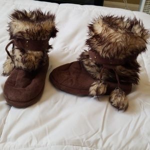 Fuzzy slippers